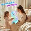 BSTAOFY 13.5'' Light up Alpaca Stuffed Animals LED White Llama Soft Plush Toy with Colorful Night Lights Glow Bedtime Pal Gift for Toddler Kids on Birthday Holiday Valentines Day