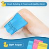 10 Pieces Korean Exfoliating Washcloth Mitt Asian Exfoliating Bath Body Scrub Mitt Italy Towel Double Sided Exfoliating Cloth Gloves Dead Skin Japanese Spa Wash Cloth (Mix Color)