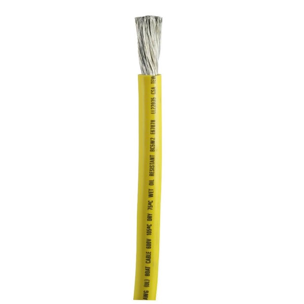 Ancor Yellow 2/0 AWG Battery Cable - Sold by The Foot [1179-FT]