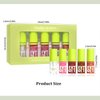 Lip Oil Pack- 5 Colors Tinted Lip Glow Oil Set Plumping Lip Oil Hydrating Transparent Lip Oil, Moisturizing Lip Gloss Kit Gift for Girl Women Lip Makeup Care
