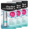 ChapStick Total Hydration 3-in-1 Lip Care Soothing Oasis 0.12 oz (Pack of 3)