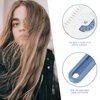 Lurrose Hair Cutter Comb Hair Shaper Razor Comb Double Edge Razor Hair Thinning Razor Comb for Home Salon Hair Cutting Styling Tools (White and Blue)
