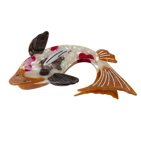 Fantasy Koi Carp Fish Hair Clip,Acetate Claw Clips,Hair Clips for Women