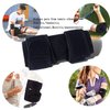 YAVOUN Elbow Brace, Adjustable Tennis Elbow Support Brace, Great For Sprained Elbows, Tendonitis, Arthritis, basketball, Baseball, Golfer's Elbow Provides Support & Ease Pains (Black)