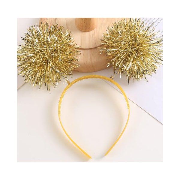 CUBACO Gold Laser Rain Silk Headband for women