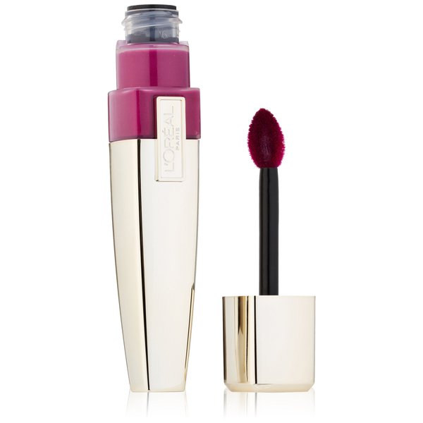 L'Oreal Paris Colour Caresse Wet Shine Lip Stain, Berry Persistent, 0.21 Ounces