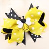 Cute Bows for Girls Bee Hair Accessories Yellow Bow Hair Clips Cute Yellow Bows for Girls Hair Ribbon Girls Bows Clips Spring Girls Bows Hair Barrettes for Hair Decorations