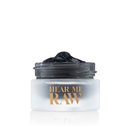 HEAR ME RAW The Detoxifier with Charcoal+, Mask + Scrub, Travel Size, 0.5 oz