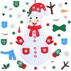 Max Fun DIY Felt Snowman Games Set with58Pcs Crafts Kit Wall Hanging Xmas Gifts for Christmas Winter Holiday Party Decorations (Snowman)