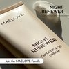MAELOVE Night Renewer, Glycolic Acid Cream, Anti-Aging, Unscented AHA Exfoliating Night Cream, Gentle for Sensitive Skin, Researched & Manufactured in USA, Gluten-Free, 2.0 fl oz