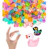 Mini Ducks Tiny Ducks, BIBUTY Luminous Mini Resin Ducks Glow in The Dark Little Small Ducks, Mini Figurines in Bulk Mini Plastic Ducks Dollhouse Accessories, Miniature Ducks Mini Toys Animals 120 Pack