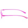 Calabria 719 Flexie Oval Reading Glasses +6.00 Fuchsia Men/Women Bendable One Power Readers TR90 Flexible