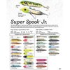 Heddon Super Spook Topwater Fishing Lure for Saltwater and Freshwater, Super Spook Jr (1/2 oz)