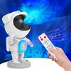 Astronaut Space Projector, Star Projector with Lamp, Galaxy Night Light for Kids, Bluetooth Speaker, Starry Nebula Ceiling LED Lamp, Room Decor for Birthdays, Christmas, Valentine's Day White