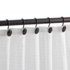 iToplin Metal Shower Curtain Hooks, Oil-Rubbed Bronze Rustproof Decorative Shower Curtain Rings for Bathroom, Curtain Hooks for Shower Liner, 12Pcs