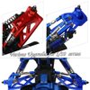 RCMYou Drive Shaft CVD Axles & Center Driveshaft High Speed Support Upgrades Part for 1/10 Arrma Senton Granite 3s Blx & Mega550,Vorteks 4x4 3S BLX,4Pcs Front Rear Driveshafts,Navy Blue