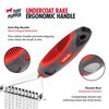 Tuff Pupper Dog Undercoat Rake Tool | Easily & Safely Remove Dead, Matted Or Knotted Hair | Ergonomic Dematting Comb For Thick Coats | Non-Slip Safety Handle Provides Precision Control Against Knots