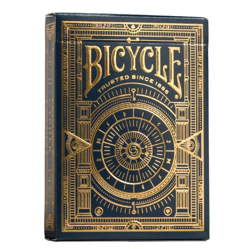 Bicycle Cypher Premium Black Playing Cards, Gold Foil, Encrypted Messages in Playing Cards, 1 Deck