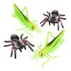 Toy Bug Action Figure Playset- 30 Pieces with 15 Unique Giant Insects- Educational Toy Set (Grasshoppers, Tarantulas, Spiders & more) - 2-4" Realistic Fake Bugs, Great for Pranks, Beach/Sandbox Toys