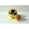 Lamp Finial, Machined Metal Lamp Finial BALL DESIGN Polished Brass finish