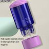 Scalp Applicator Comb for Hair Growth, Hair Oil Applicator Scalp Massager, Root Comb Applicator Bottle, Easy-to-Use Hair Oil Dispenser for Hair Care Oils Nutrients(Purple)