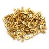 Baomain Female Spade Quick Splice Crimp Terminals 6.3mm Crimp Connector Non Insulated 100 Pcs