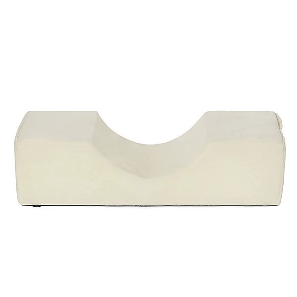 Grafting Eyelashes Soft Memory Foam Pillow with Pocket U Shape Eyelash Extension Pillow Beauty Salon Makeup Tool (Milk Gray)