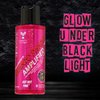 MANIC PANIC Hot Hot Pink Hair Color - Amplified - Semi Permanent Hair Dye - Medium Pink - Glows In Blacklight - For Dark & Light Hair - Vegan, PPD & Ammonia Free - For Coloring Hair on Women & Men