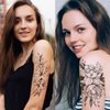 Cerlaza Temporary Tattoos for Women Adults, Flower Fake Semi Permanent Long Lasting Tattoo Stickers, Henna Body Leg Makeup Waterproof Realistic Tattoos Kit-32 Styles on 8 Sheets