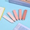 Temiary 5 Pcs White Correction Tapes, Aesthetic Correction Tape Pens Smooth Pull Out, Easy to Use Pen Shaped Applicator for Students School Office Supplies (Pink)