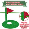 Gifloon Pre-Strung Golf Happy Birthday Banner, NO-DIY Golf Sports Theme Party Decorations for Kids and Adults, Green