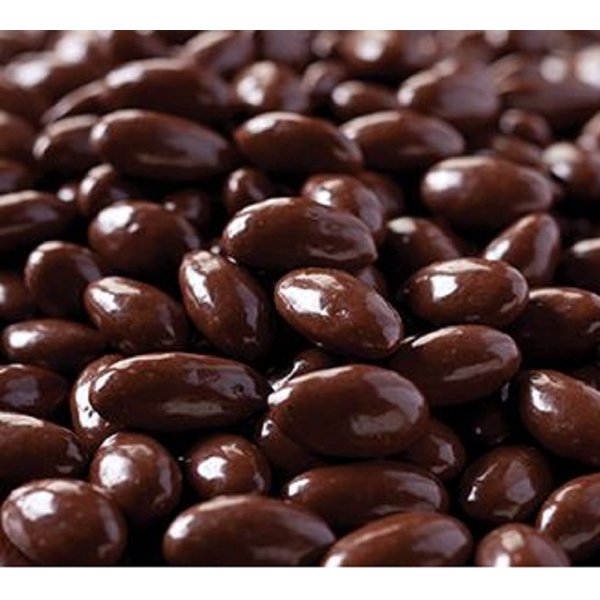 Gourmet Dark Chocolate Covered Almonds by Its Delish (1 lb)