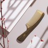 TAN MUJIANG Hair Comb Natural Wood and Horn Anti-static YTBJ2-3 1pc
