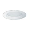 Juno Lighting 20-PW 6-Inch Albalite Trim with Reflector with Torsion Springs, Plastic White
