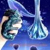 Galactic Glitter Slime Kit, Blue Sparkly Slime Assorted Shapes and Textures,Spacecraft Charms Included Slime kit Party Favors.