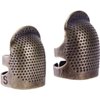 Gold Sewing Thimble Vintage Finger Protector Adjustable Finger Shield Pin Needles Craft Accessories DIY Tools Sewing Thimbles