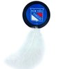 BEST PLUSH CAT TOY: NHL NEW YORK RANGERS Complete Set of 3 piece Cat Toys filled with Fresh Catnip. Incl: 1 Jersey Cat Toy, 1 Hockey Puck Cat Toy with Feathers & 1 #1 Fan Cat Toy. All with Team LOGOS