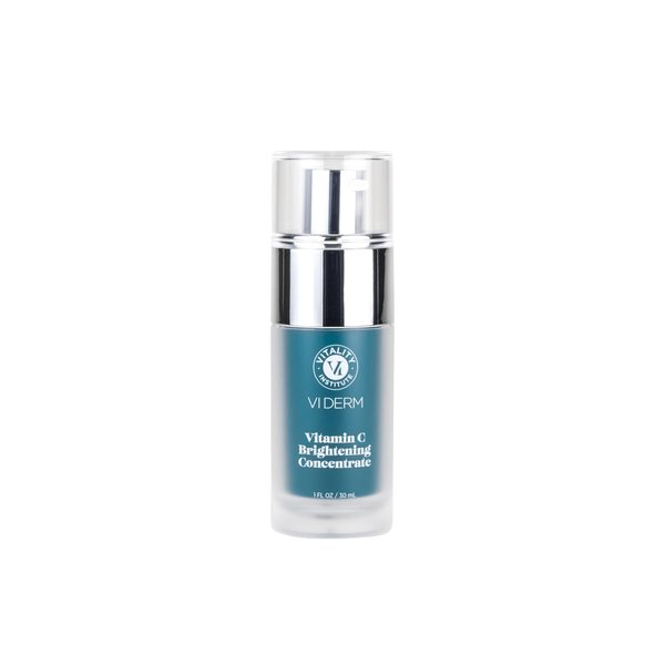 VI DERM Vitamin C Brightening Concentrate with Super-concentrated Formula, Enhances Collagen Production, Reduces UV Damage, and Prevents Further Pigmentation, 1 Fl Oz / 30 mL
