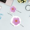 Rwotlls Phone Grip Stand Holder, Cute 2D Daisy Flower Shape,with Expanding Kickstand (1P Pink)