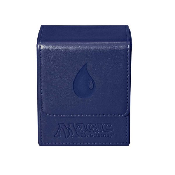 Magic: the Gathering Ultra Pro MTG Mana Magnetic Flip Box (Deck Box / 82769) Blue .
