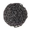US Weight (Made in USA) 2" x 25' Black Plastic Safety Chain ft. SunShield UV Resistant Technology