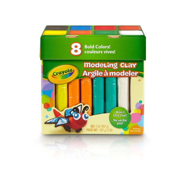 Crayola Modeling Clay in Bold Colors, 2lbs, Gift for Kids, Ages 4 & Up