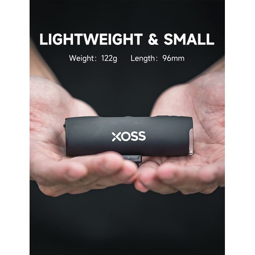 XOSS XL-800 Bike Headlight with Mount, 800 Lumens USB-C Rechargeable Bicycle Lights for Night Riding, Waterproof LED Road Bike Light with 5 Modes, Front Light Easy to Install