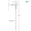 Gallon Pump Dispenser by Geti Beauty | 128oz Liquid – Detergent Jugs | Shampoo, Conditioner, Hand Sanitizer, Cleaners, Massage Oil, Creams, Pet Shampoo | 4cc Output (2-Pack)