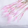 LUREME Hippie Feather Headband for Women-Indian Headwear Costume Headdress Feather Hair Accessories (hb000010-2)