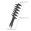 Wide Tooth Comb, Double Sided Comb 20x8x0.5cm Wide Tooth Detangling Comb Men Styling Comb for Hair Styling Unique Hair Style Salon and Home Use (Black)