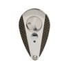 Xikar Xi3 Cigar Cutter, 440 Stainless Steel Blades With Rockwell C Rating Of 57, Unique Teardrop Shape, Carbon Fiber
