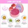 Libeauty Eyelash Lift Rods, 14Piece Lash Glue Wax for Eyelash Perm with Reusable Lash Lift Ribbon Salon Grade Liquid Silicone Eyelash Curler Tools