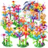 Garbo Star Flower Garden Building Toys for 3 4 5 6 Year Old Girls, Educational Activity Preschool Birthday Gifts for 3 4 5 Year Old Girls, Building Stem Toys for Kids Toddlers Ages 3-5