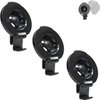 Ramtech 3 Pack Universal GPS Cradle Bracket Clip Mount Compatible with Garmin Dezl 570, 580, 780 & Traffic GPS, RV 660LMT, RV 770 LMT-S